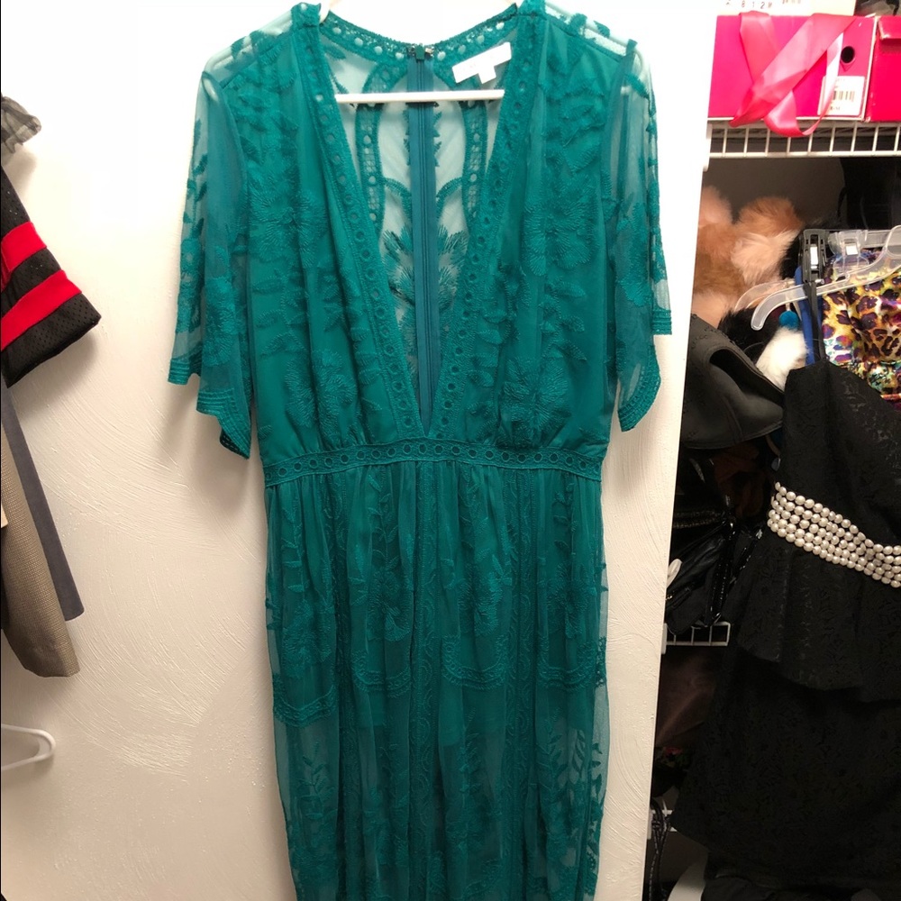 Honey Punch Lace Romper